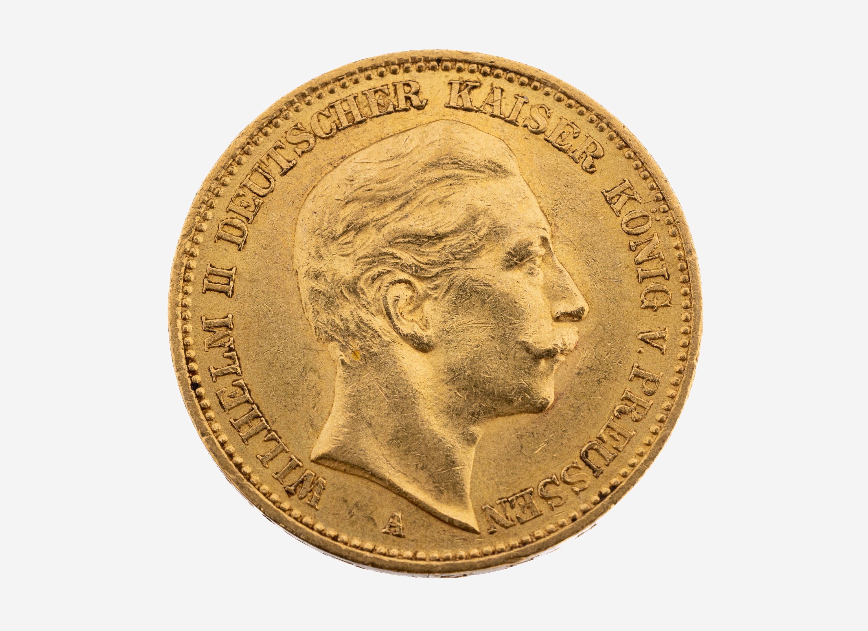 Image 27109882 - Goldmünze, 20 Mark, 1905, Wilhelm II Deutscher Kaiser König von Preußen, PrägemarkeA