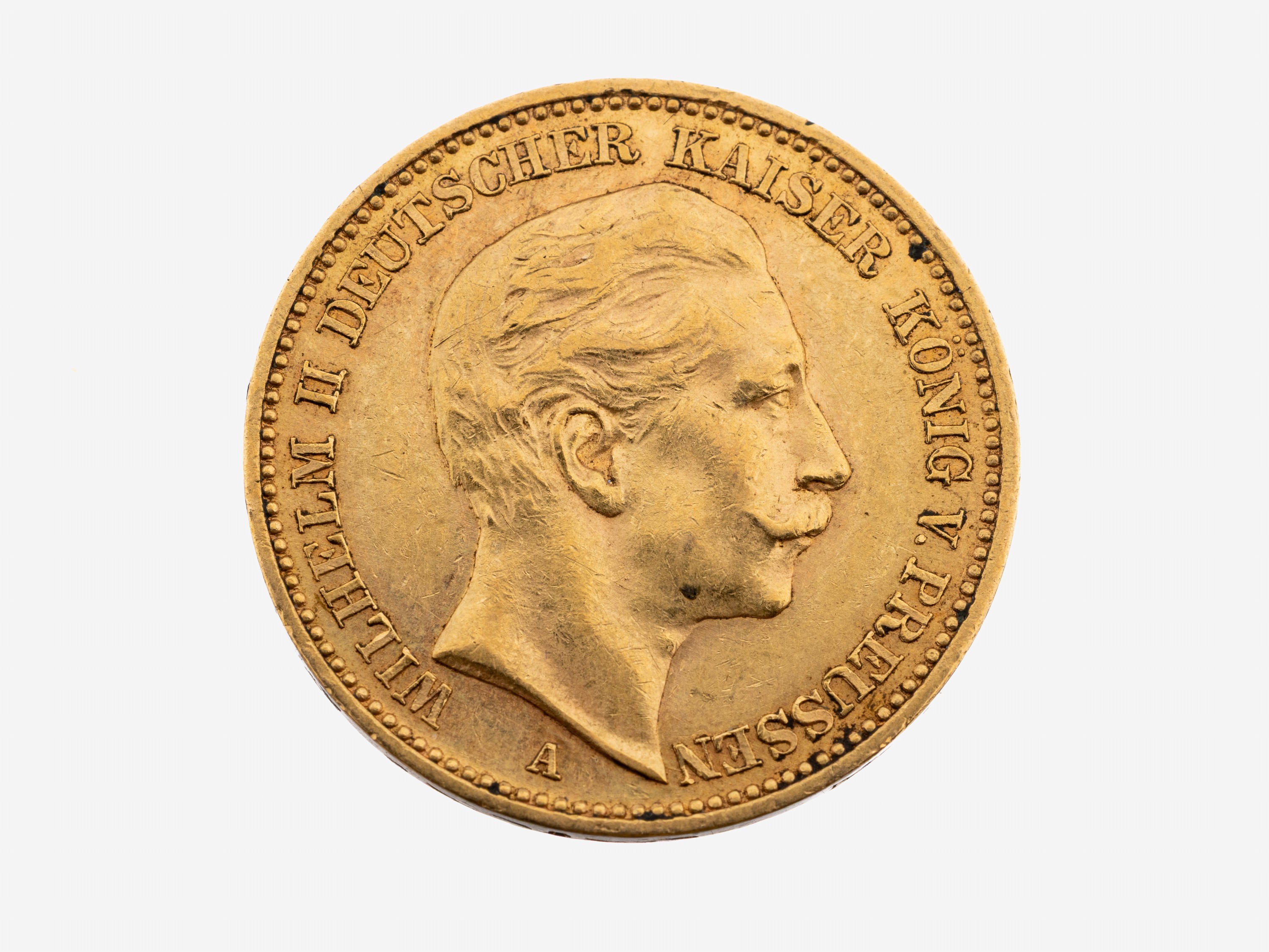 Image 27109884 - Goldmünze, 20 Mark, 1905, Wilhelm II Deutscher Kaiser König von Preußen, PrägemarkeA