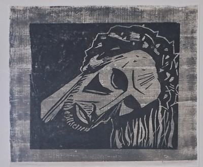 Image Rolf Müller-Landau, 1903-1956 Bad Bergzabern, monotype on Chinese rice paper, #´It is ...