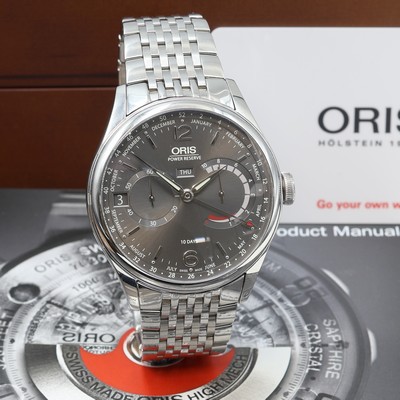 27109861b - ORIS Artelier Herrenarmbanduhr Referenz 01 113 7738 4063, Schweiz verk. lt. Pap. ...