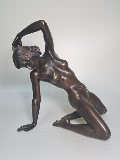 27109891a - Arno Breker, 1900-1991, Grazie, Bronzeskulptur, sign. und num. 97/300, H. ca. 25cm