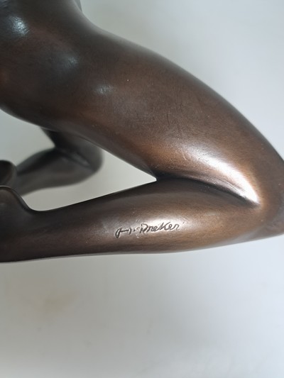 27109891f - Arno Breker, 1900-1991, Grazie, Bronzeskulptur, sign. und num. 97/300, H. ca. 25cm