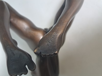 27109891g - Arno Breker, 1900-1991, Grazie, Bronzeskulptur, sign. und num. 97/300, H. ca. 25cm