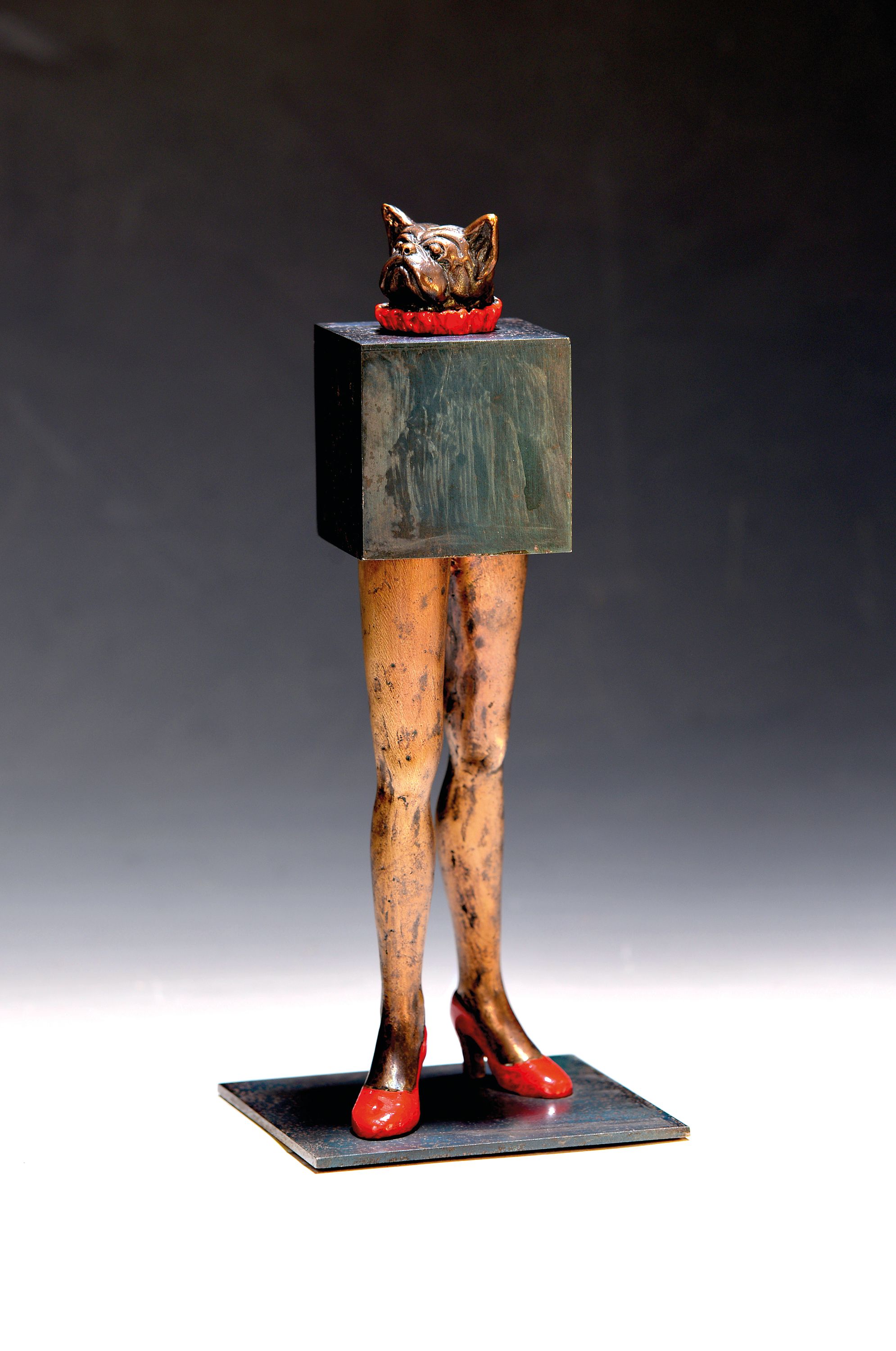 Image 27109986 - Guido Messer, geb. 1941 Buenos Aires, Bronzeplastik, ´Beine´, 1992/97, Ed. 18/18, auf ...