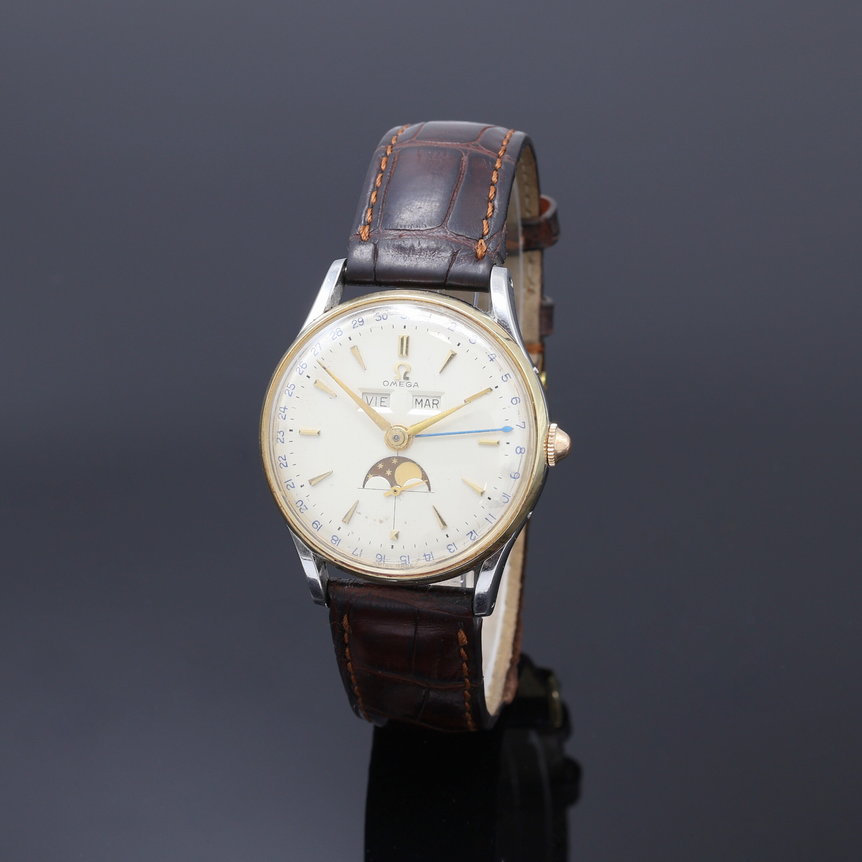 Image 27110176 - OMEGA seltene, astronomische Herrenarmbanduhr Serie Cosmic Referenz 2471-7, Schweiz um ...
