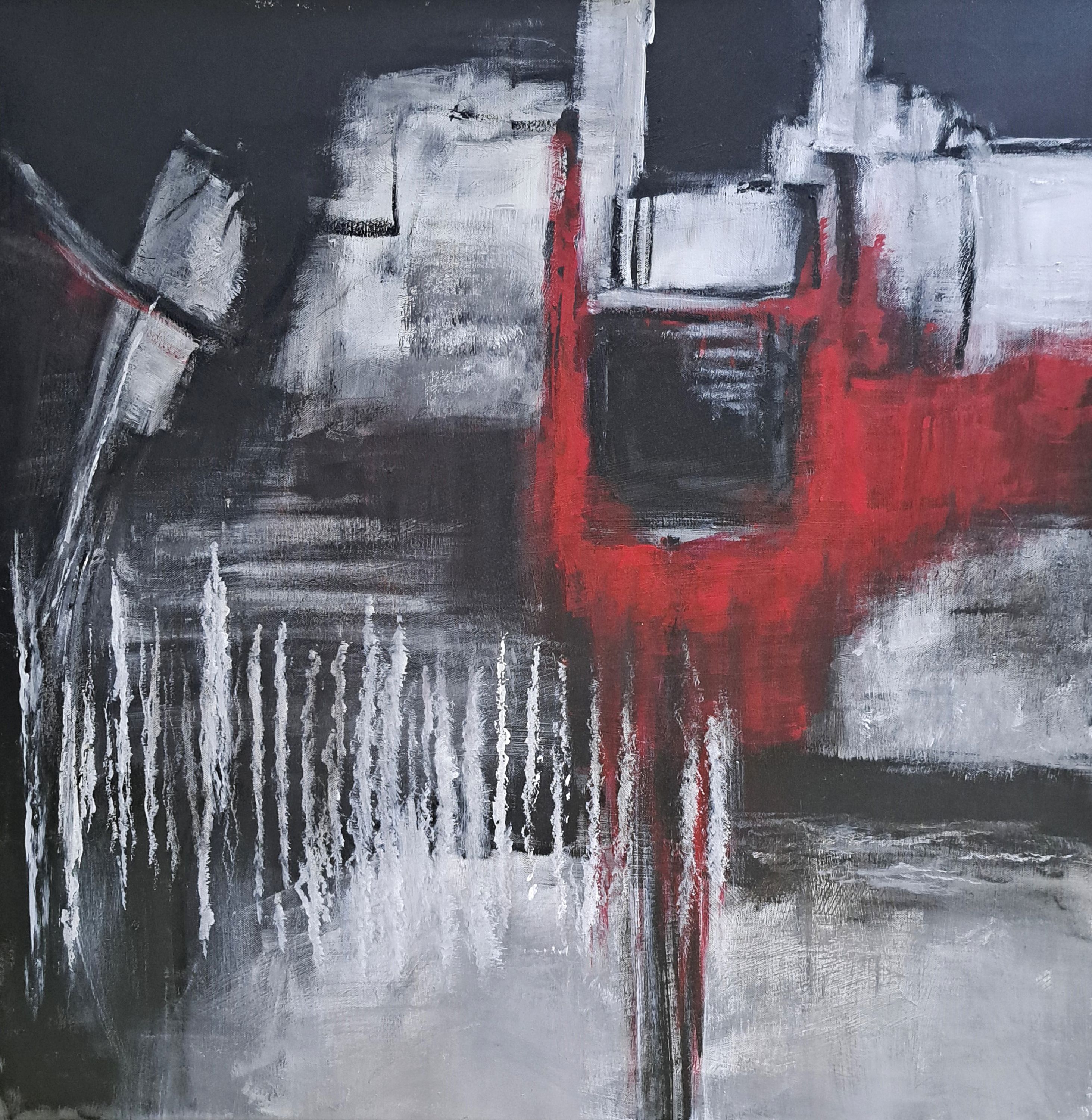 Image 27110216 - Anne-Marie Sprenger, geb. Herxheim, Zwei abstrakte Kompositionen, ´Psalm 15´ (2010) ...