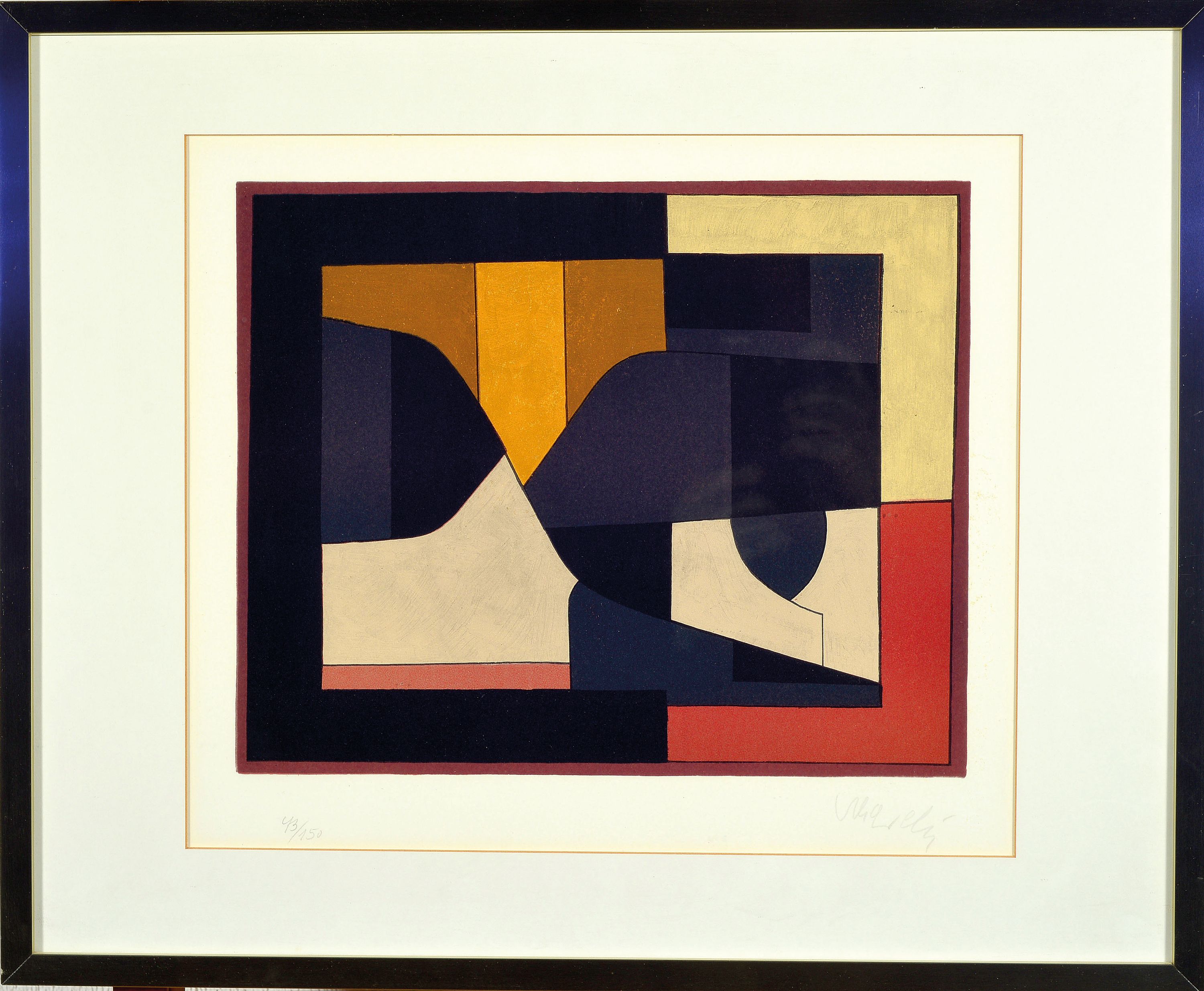 Image 27110230 - Victor Vasarely, 1906-1997, Farblithographie, handsign. und num. 43/150, ca. 27.5x34cm, ...