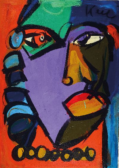 Image Peter Robert Keil, born 1942 Züllichau, Untitled, oil/canvas, signed, approx. 100x70cm