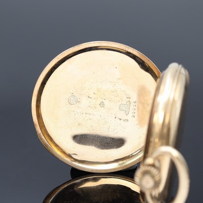 27110624c - Herrensavonette in RoseG 585/000, Schweiz um 1915, Geh. dell., Metallcuvette m. ...
