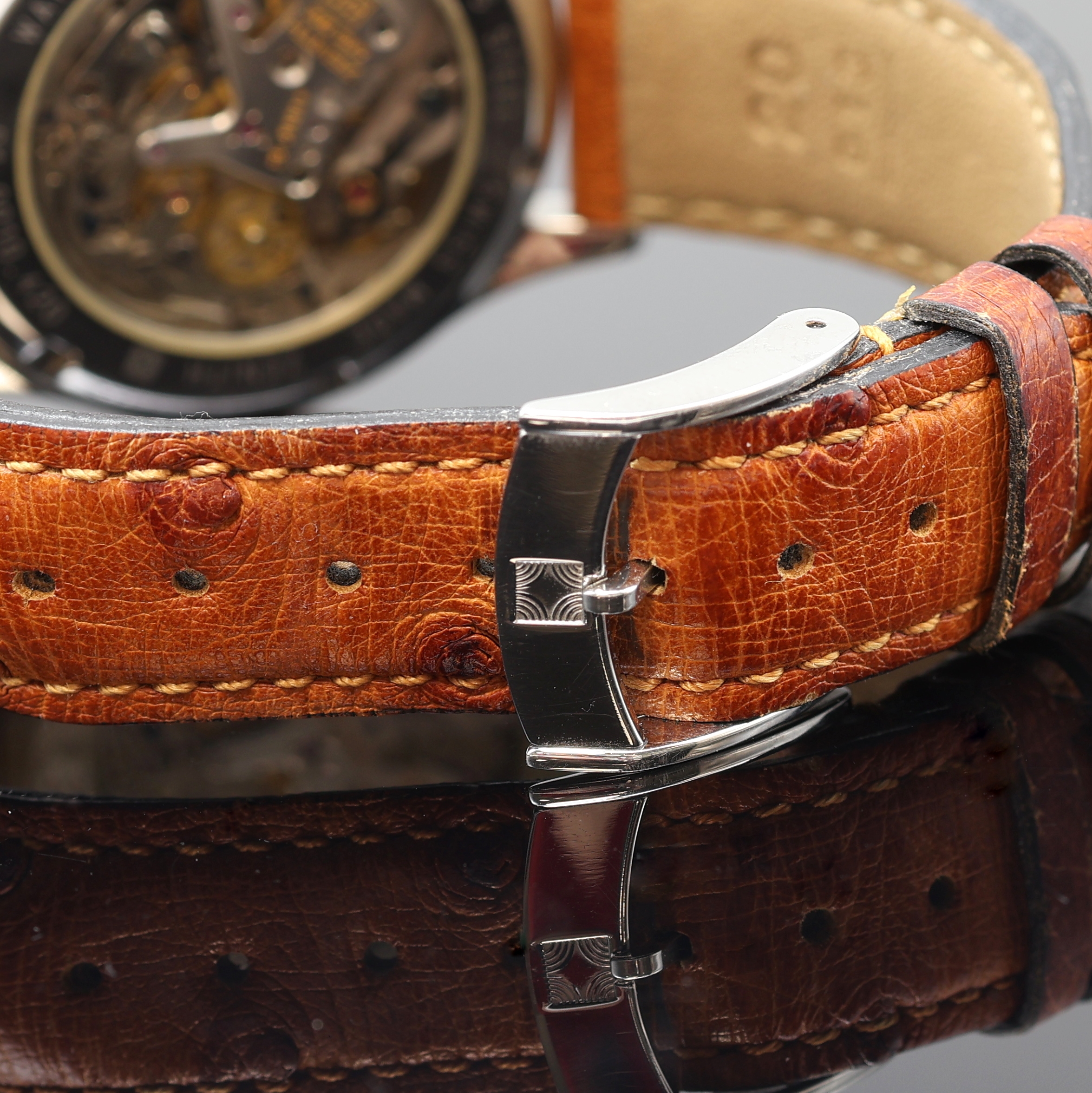 Detail c: ZENITH Prime Armbandchronograph Referenz 01.0010.420, Schweiz verk. lt. beil. Pap. 03/1995, Handaufzug, beids. vergl. Edelstahlgeh. inkl. Lederband ...