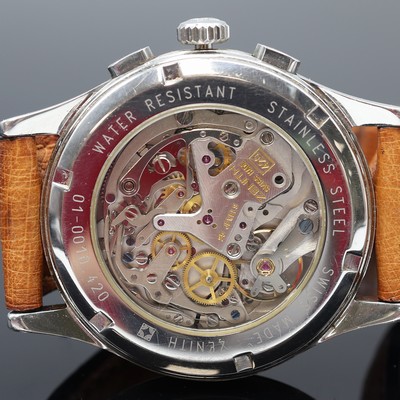 27110885d - ZENITH Prime Armbandchronograph Referenz 01.0010.420, Schweiz verk. lt. beil. Pap. ...