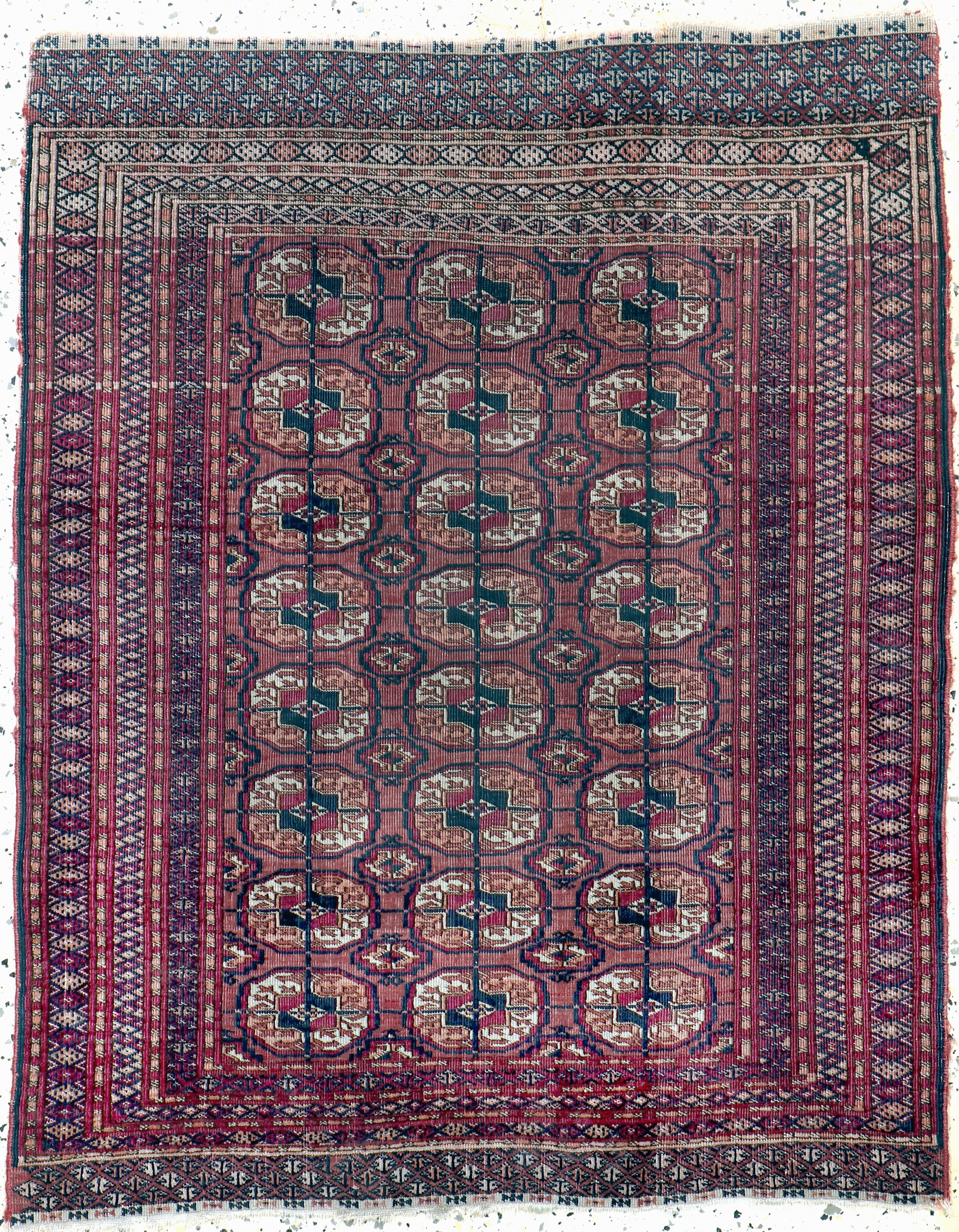 Image 27111037 - Tekke´Herdteppich´antik, Turkmenistan, 19.Jhd, Wolle auf Wolle, ca. 106 x 84 cm, EHZ:3 ...