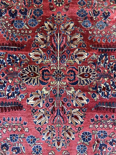 27111107e - US Re-Import Sarogh, Persien, Anfang 20.Jhd., Wolle auf Baumwolle, ca. 355 x 270 cm, ...