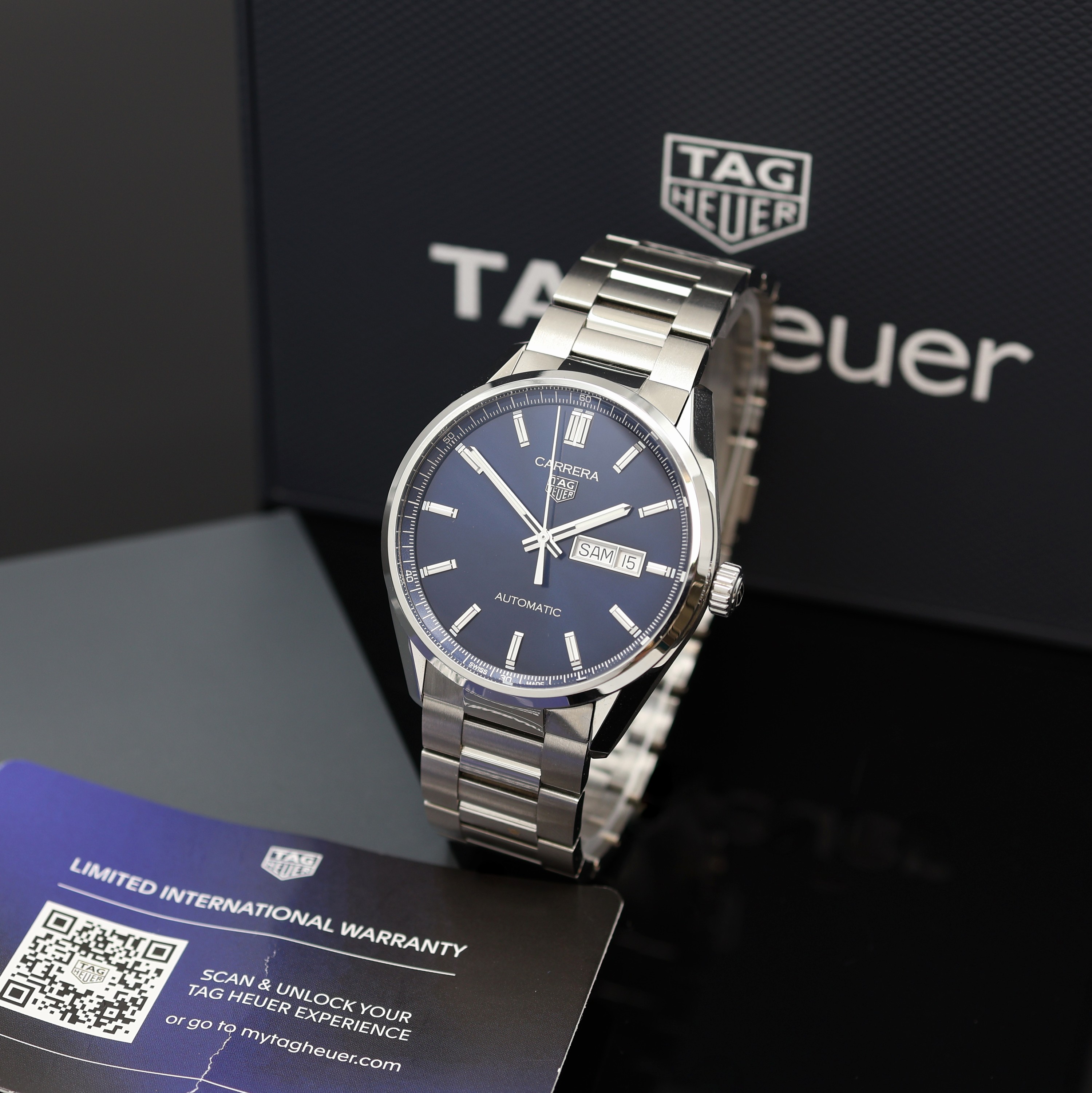 Image 27111969 - TAG HEUER Carrera Calibre 5 Herrenarmbanduhr Referenz WBN2012, Schweiz verk. lt. beil. ...