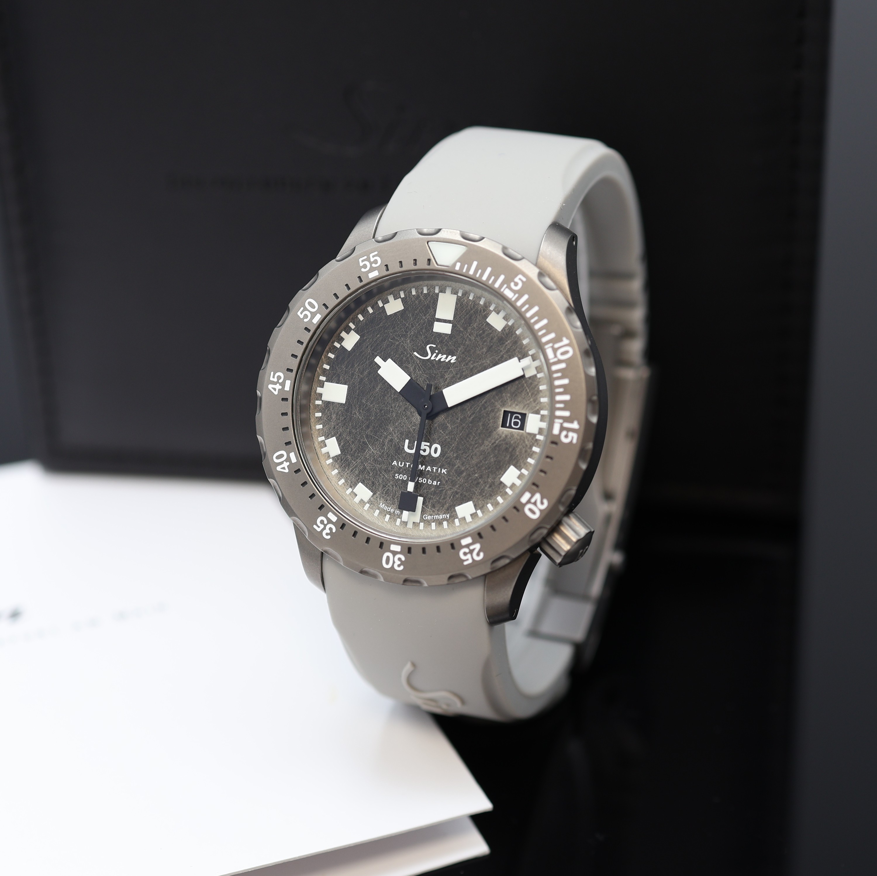 Image 27111972 - SINN U50 Herrenarmbanduhr Referenz 1050, Deutschland verk. lt. beil. Garantiekarte ...