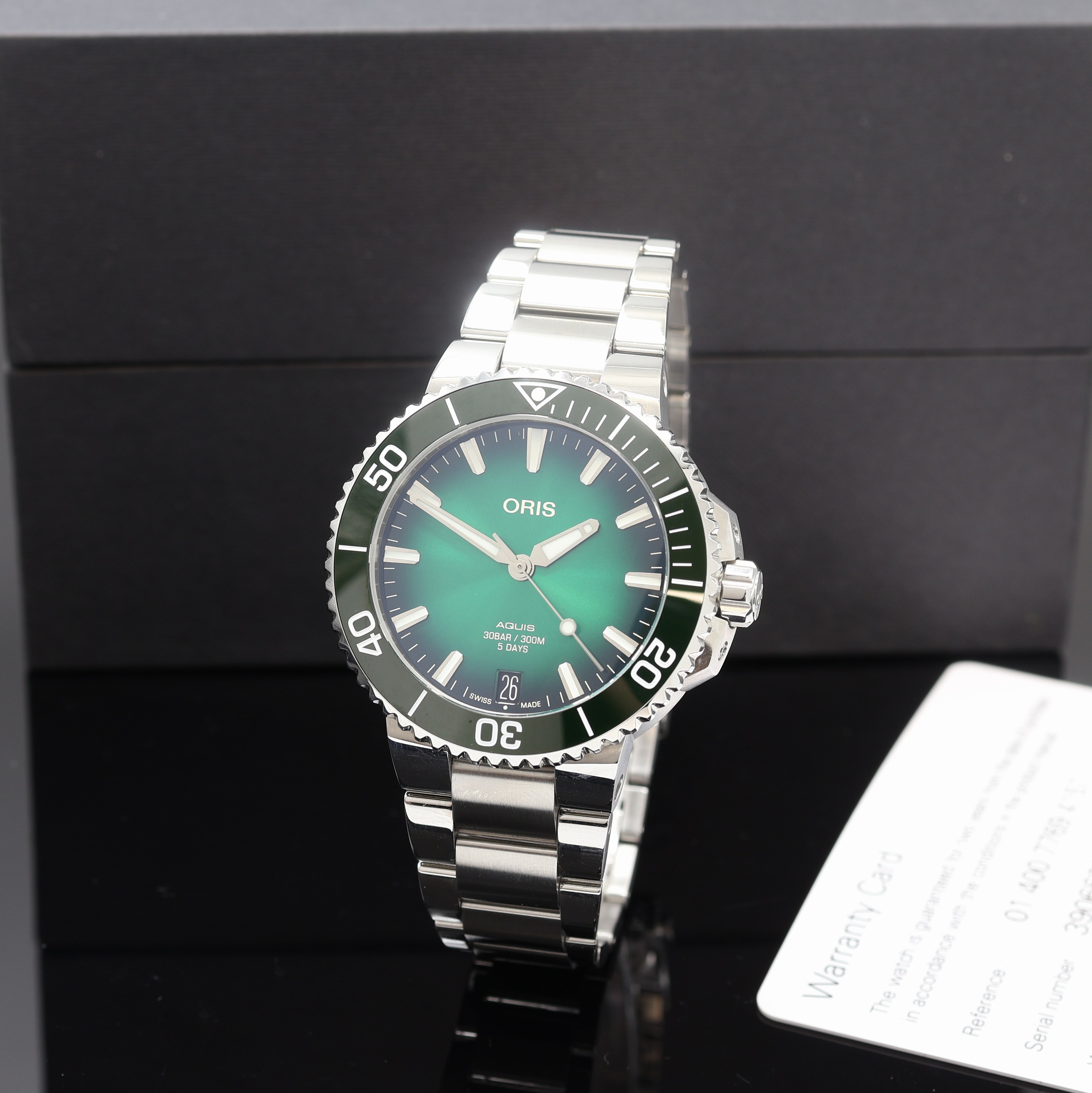 Image 27111985 - ORIS Herrenarmbanduhr Aquis Date Referenz 01 400 7769 4157, Automatik, Schweiz um 2022, ...