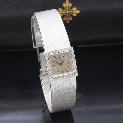 27111956b - PATEK PHILIPPE feine und seltene Damenarmbanduhr in WG 750/000 Referenz 3364 1, ...
