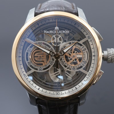 27111965a - MAURICE LACROIX Masterpiece Squelette Herrenchronograph Referenz MP6028, Schweiz um ...