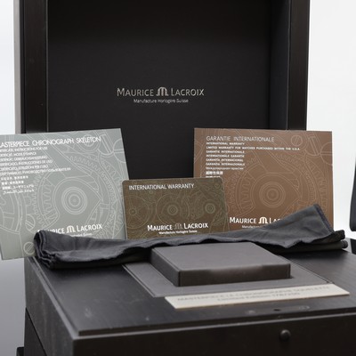 27111965g - MAURICE LACROIX Masterpiece Squelette Herrenchronograph Referenz MP6028, Schweiz um ...