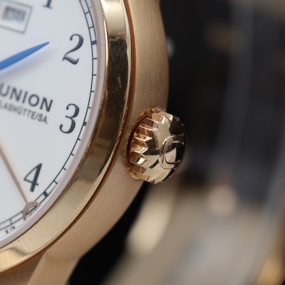 27111968b - UNION GLASHÜTTE Johannes Dürrstein Edition to 126 pieces limited 18k pink gold gents ...