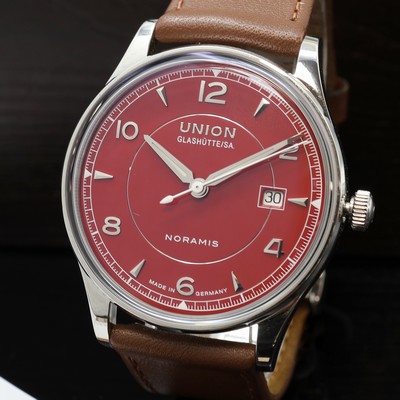 27111970a - UNION GLASHÜTTE Noramis Herrenarmbanduhr Referenz D016.407, Deutschland um 2023, ...