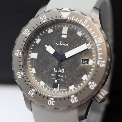 27111972a - SINN U50 Herrenarmbanduhr Referenz 1050, Deutschland verk. lt. beil. Garantiekarte ...