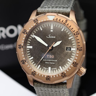 27111973a - SINN T50 auf 300 Stück limitierte Herrenarmbanduhr Referenz 1052, Deutschland verk. lt. ...