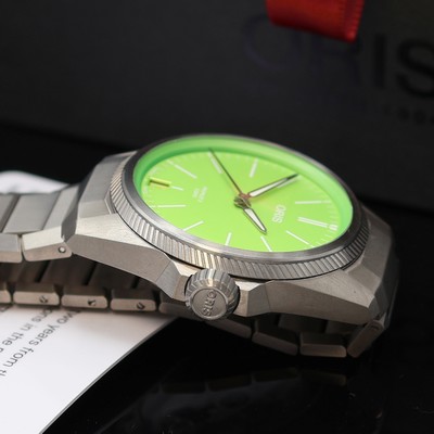 27111975c - ORIS Pro Pilot X Kermit Edition Armbanduhr Referenz 01 400 7778 7157, Automatik, Schweiz ...