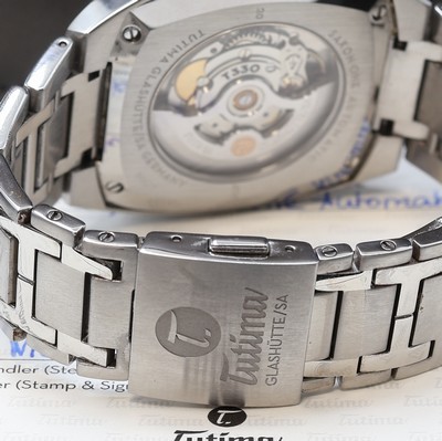 27111981b - TUTIMA Herrenarmbanduhr Saxon One Referenz 6120-01, Automatik, beids. vergl. ...