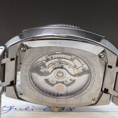 27111981e - TUTIMA Herrenarmbanduhr Saxon One Referenz 6120-01, Automatik, beids. vergl. ...
