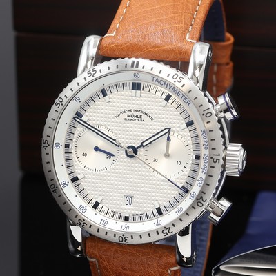 27111989a - MÜHLE GLASHÜTTE Teutonia Sport 1 Armbandchronograph Referenz M1-29-65, Automatik, ...