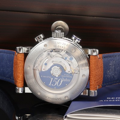 27111989d - MÜHLE GLASHÜTTE Teutonia Sport 1 Armbandchronograph Referenz M1-29-65, Automatik, ...