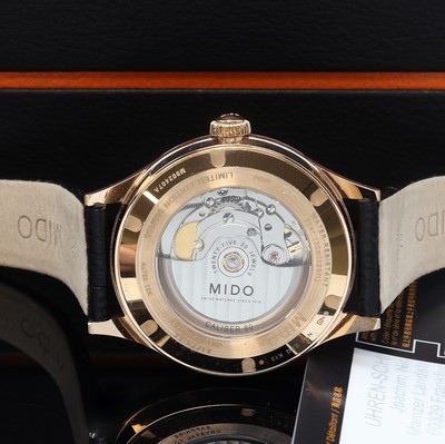 27111991d - MIDO Multifort Datometer seltene, auf 100 Stück limitierte Herrenarmbanduhr in Roségold ...