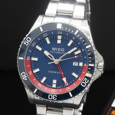 27111999a - MIDO Ocean Star GMT Herrenarmbanduhr Referenz M026.629B, Schweiz um 2022, Automatik, ...