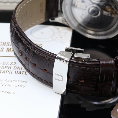 27112046b - UNION GLASHÜTTE Noramis Armbandchronograph Referenz D012.427.16.037.01, Automatik, ...