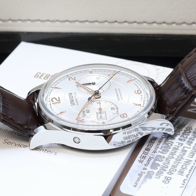 27112046d - UNION GLASHÜTTE Noramis Armbandchronograph Referenz D012.427.16.037.01, Automatik, ...