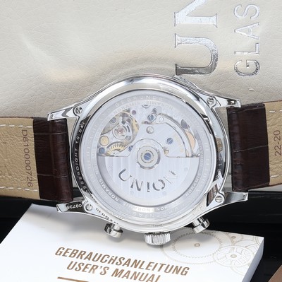 27112046f - UNION GLASHÜTTE Noramis Armbandchronograph Referenz D012.427.16.037.01, Automatik, ...
