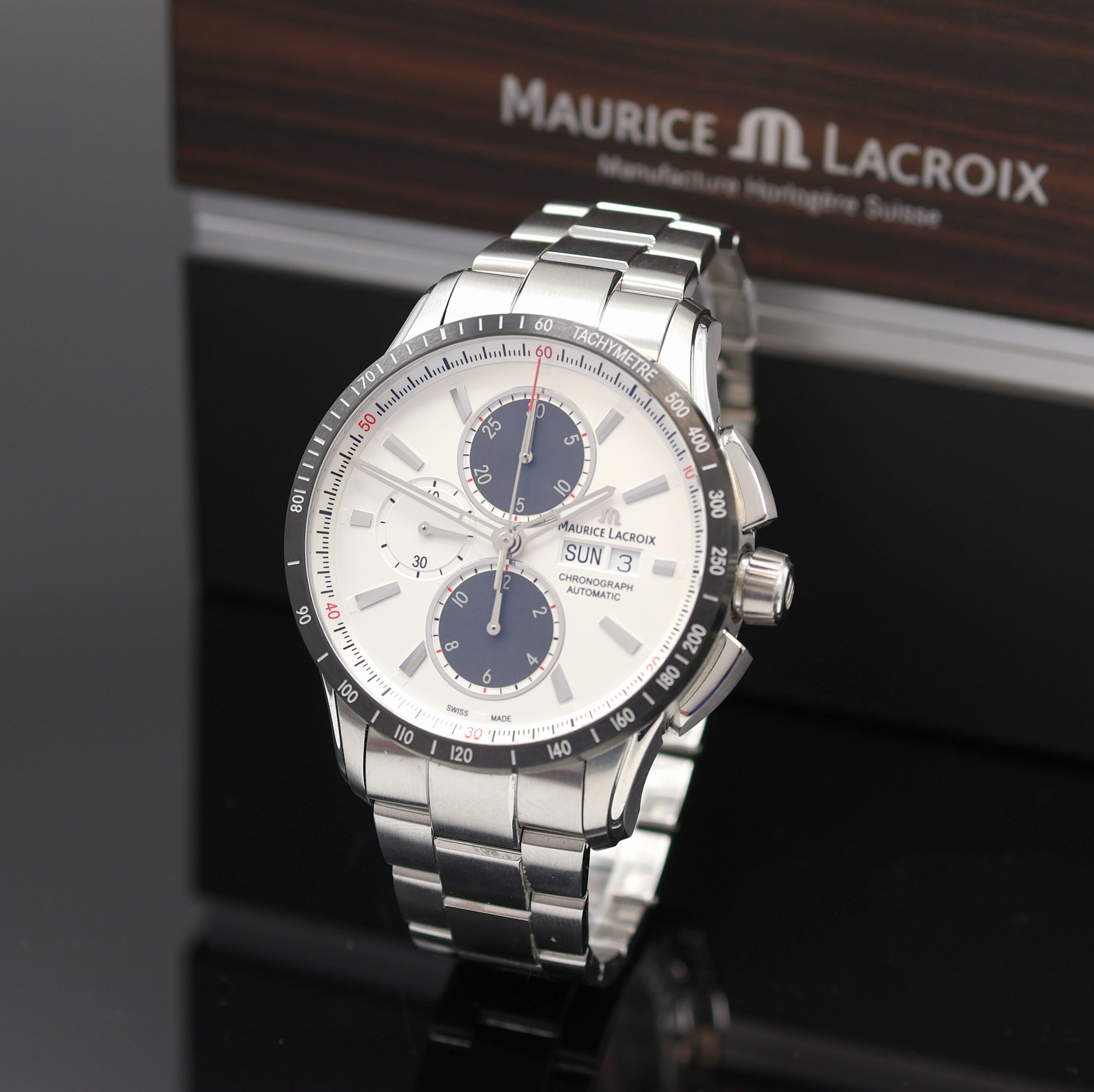 Image 27112150 - MAURICE LACROIX Pontos Armbandchronograph Referenz PT6038, Automatik, Schweiz um 2022, ...