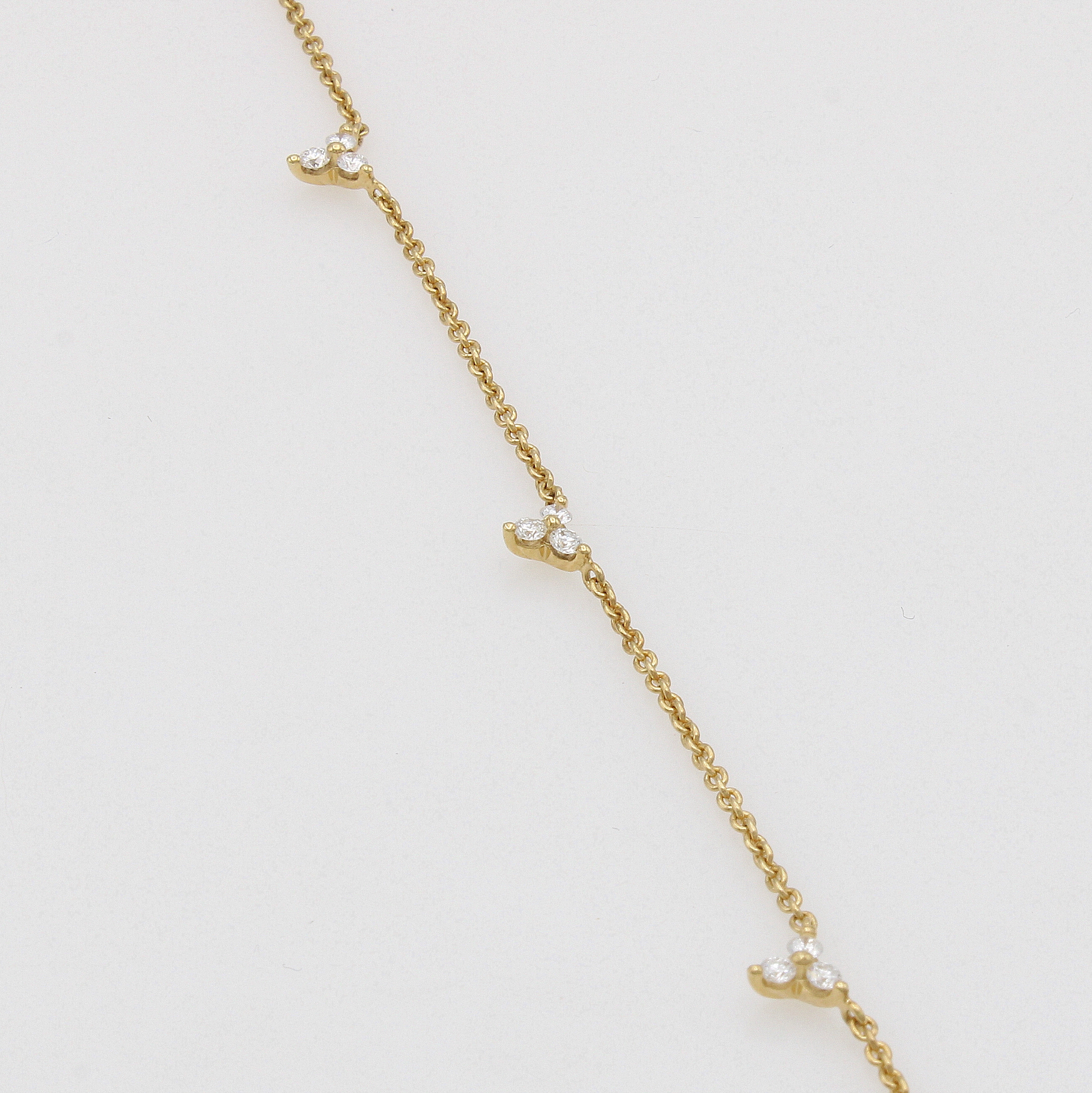 Image 27112168 - Armband mit Brillanten, GG 585/000, 9 Brill. zus. ca. 0.25 ct feines Weiß/si, ...