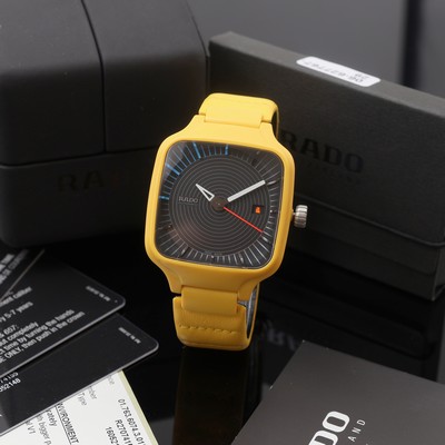 Image RADO True Square x Tej Chauhan Designerarmbanduhr Referenz 763.6074.3.015, Automatik, ...