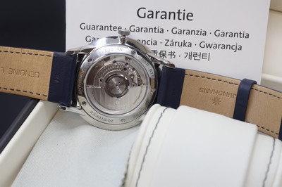 27112107d - JUNGHANS Meister Worldtimer Herrenarmbanduhr Referenz 27/3010, Automatik, Edelstahlgeh. ...