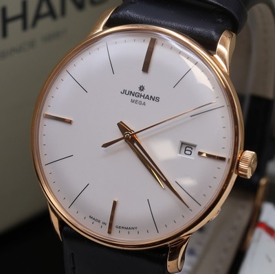 27112122a - JUNGHANS Meister MEGA Radio Controlled Funkarmbanduhr Referenz 58/7800.00, verg. Geh. ...