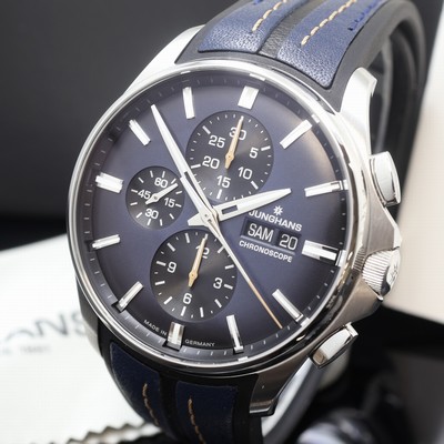 27112124a - JUNGHANS Meister Chronoscope Armbandchronograph Referenz 27/4227.00, Automatik, ...