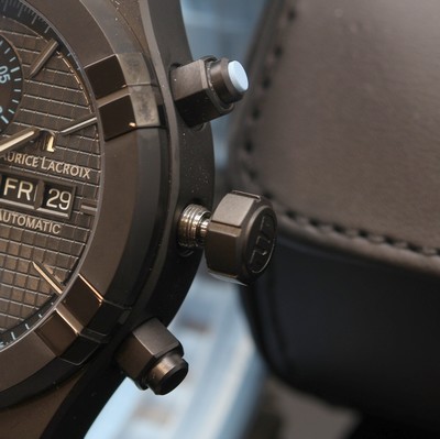 27112136b - MAURICE LACROIX Aikon seltener, auf 500 Stück limitierter Armbandchronograph Referenz ...