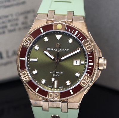 27112142a - MAURICE LACROIX Aikon auf 500 Stück limitierte Herrenarmbanduhr Referenz AI6058, Schweiz ...