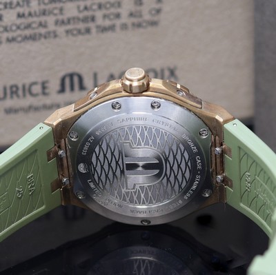27112142d - MAURICE LACROIX Aikon auf 500 Stück limitierte Herrenarmbanduhr Referenz AI6058, Schweiz ...