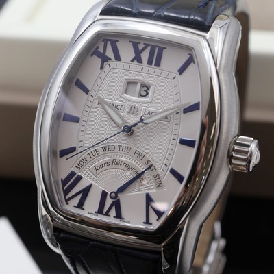 27112149a - MAURICE LACROIX Masterpiece Armbanduhr Jours Rétrogrades Tonneau Referenz MP6119, ...