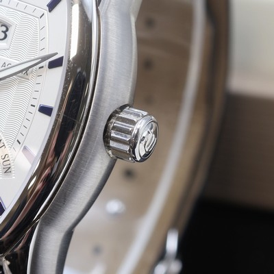 27112149b - MAURICE LACROIX Masterpiece Armbanduhr Jours Rétrogrades Tonneau Referenz MP6119, ...