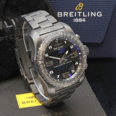 27112172c - BREITLING Cockpit B50 Night Mission Multifunktionsuhr mit Chronograph Referenz VB5010, ...