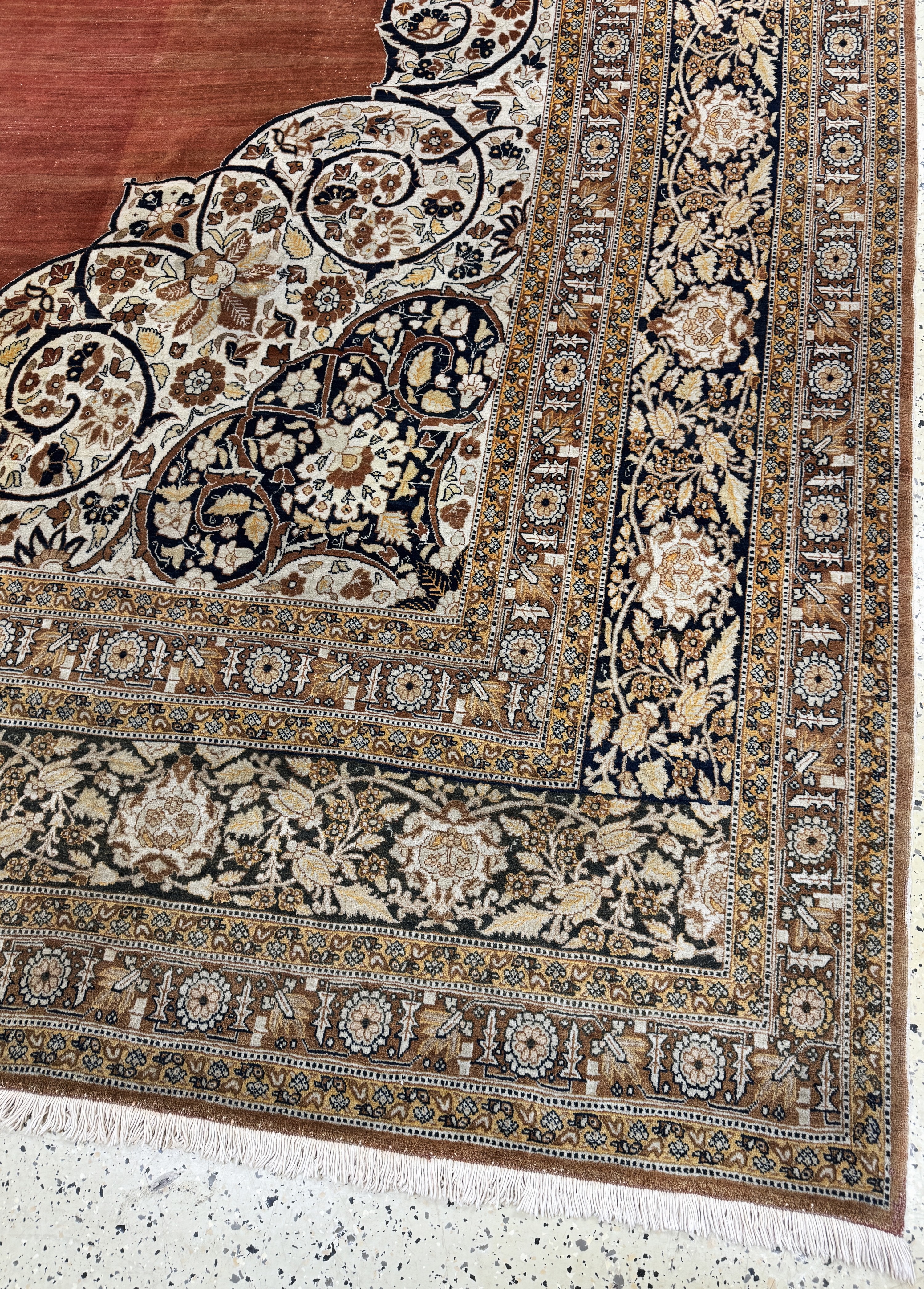 Detail a: Täbriz"Hadji-Jalili"antik, Persien, um 1900, Wolle auf Baumwolle, ca. 550 x 370 cm, EHZ: 3, (kleine Restaurierungen)